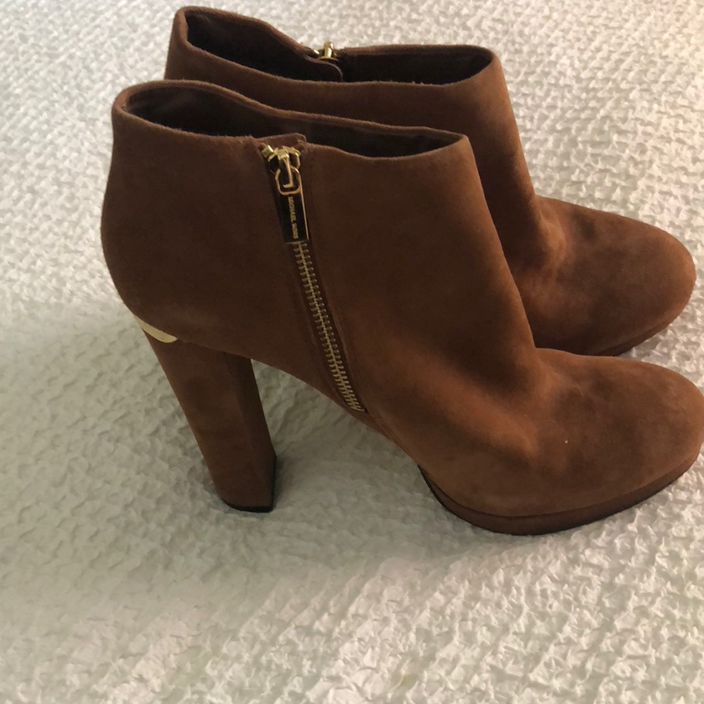 michel kors heeled ankle boots